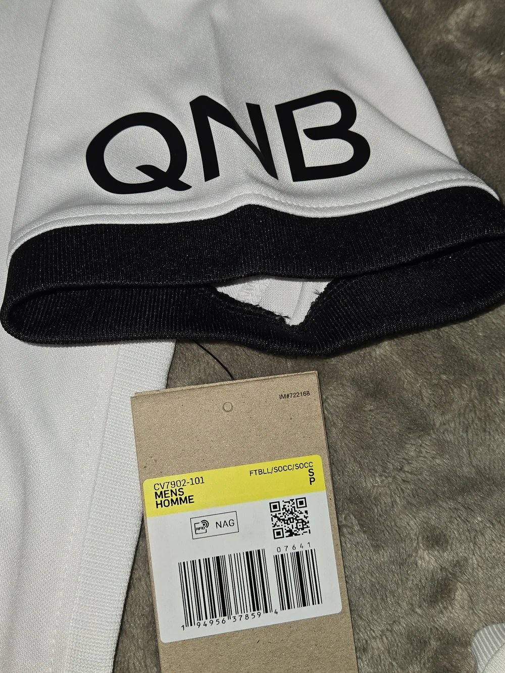 Nike PSG AWAY White Athletic Top with Tag